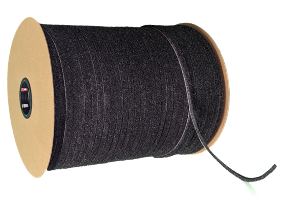 Gray Open Cell Polyester Spool P8500 Ultra Soft • Pres-On Soft, Open Cell, Gray Spool of Polyester Foam Tape