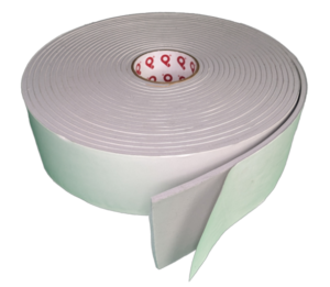 Gray PVC Vinyl Foam Tape VF5300 Medium - Pres-On Medium Density, closed cell, and gray PVC Vinyl Foam Tape