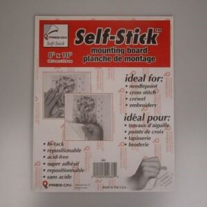 Self-stick mounting boards