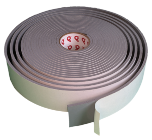 Soft Density, Open Cell, High Temperature, and Gray Silicone Foam Tape