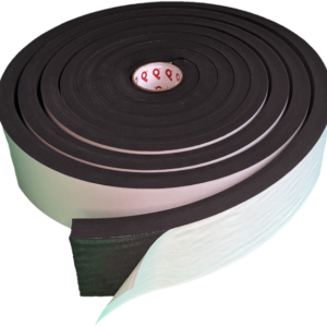 Medium Soft Density, Closed Cell, Double Sided, and Black Neoprene EPDM Blended Foam Tape