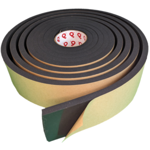 Firm Density, Closed Cell, Double Sided, and Black Urethane Foam Tape