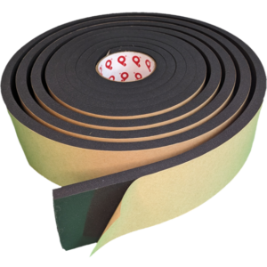 Soft Density, Closed Cell, and Black EPDM Foam Tape