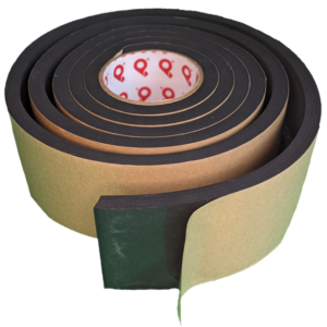 Soft, closed cell, and black Neoprene Foam Tape