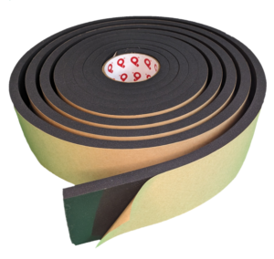 Firm Density, Open Cell, and Black Urethane Foam Tape