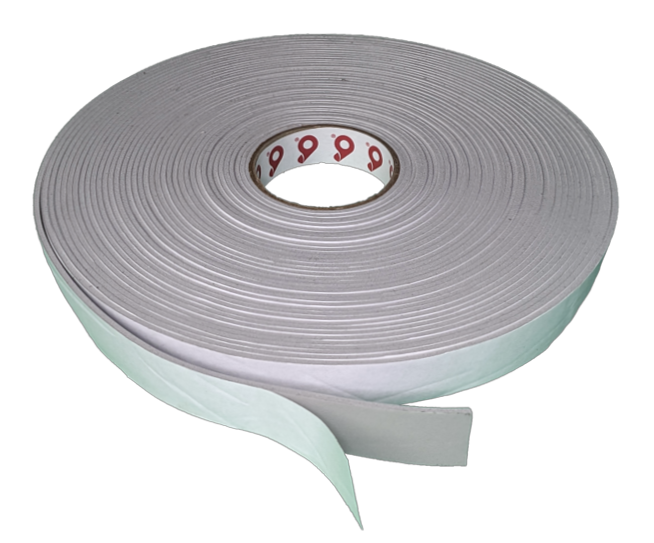 Soft Density, Closed Cell, and gray PVC Vinyl Foam Tape