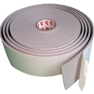 Medium Density, Closed Cell, and gray PVC Vinyl Foam Tape