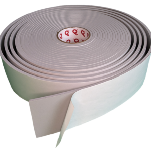 Soft Density, closed cell, and gray PVC Vinyl Foam Tape