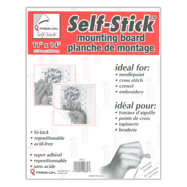 11x14 Self-Stick Mounting Board • Pres-On Self-Stick Mounting Board 11x14