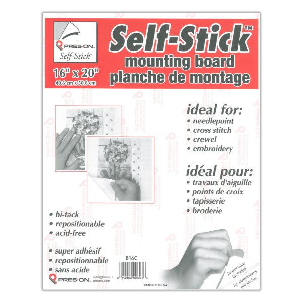 16x20 Self-Stick Mounting Board • Pres-On Self-Stick Mounting Board 16x20
