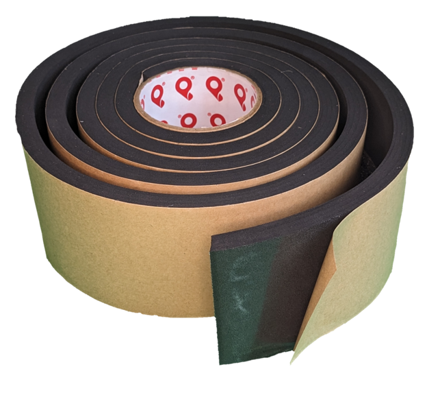 Thick Neoprene NE4400 Extra Firm 2 • Pres-On Thick neoprene NE4400 extra firm foam tape