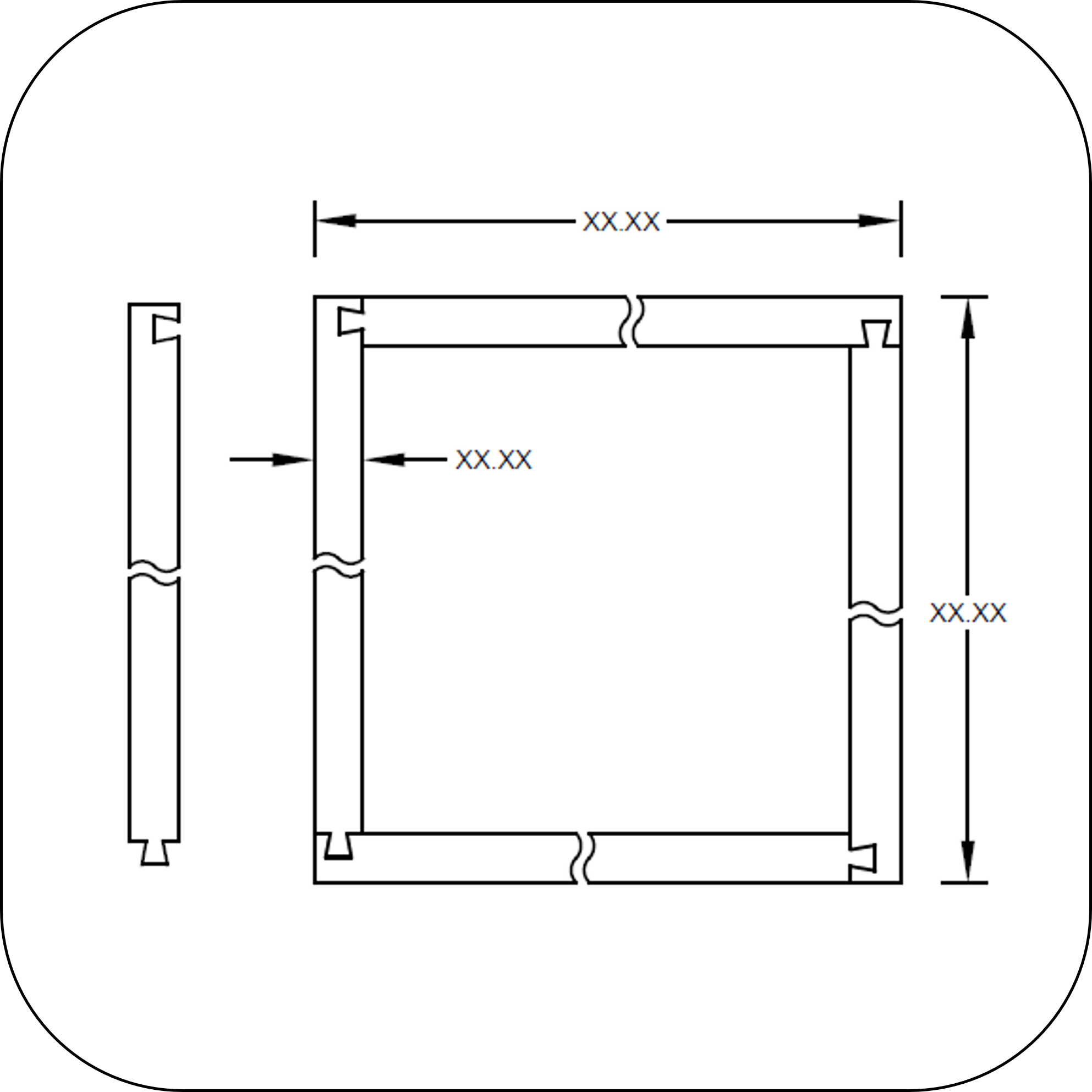 Dove Tail Connecting Gasket