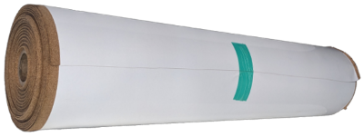 Natural Cork Foam Master Roll with While Liner - Pres-On Pres-On Master Roll with White Liner