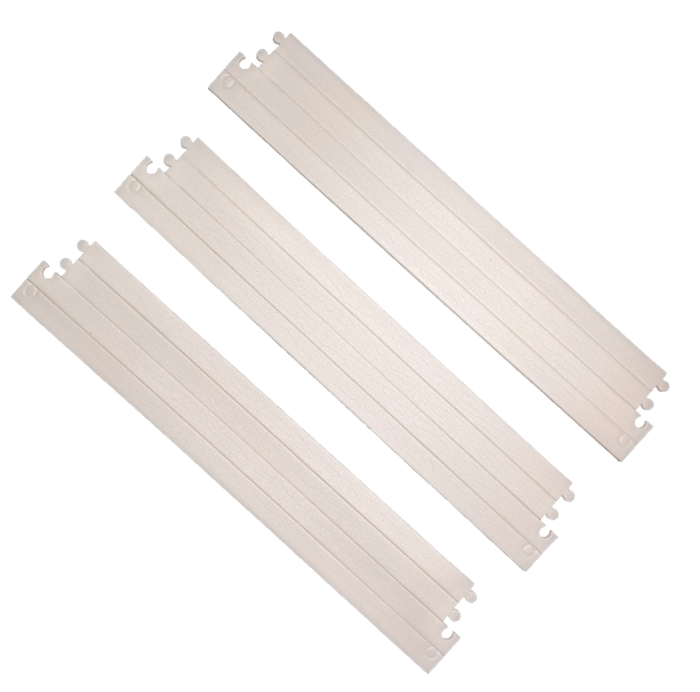 Nested Interlocking White Gaskets