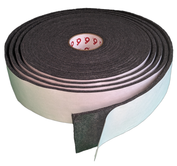 Foam tape close-up - Pres-On REACH / ROHS COMPLIANT